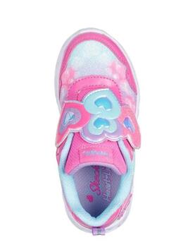 Zapatilla Skechers Lovin Lights Rosa Niña