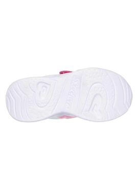 Zapatilla Skechers Lovin Lights Rosa Niña