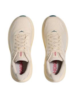 Zapatilla Hoka Clifton 10 Beige Mujer