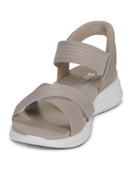 Sandalia Skechers Slip-ins Ultra Flex 3.0 Never Better Beig