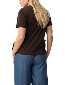 Camiseta Tiffosi Tali MC Marrón Mujer