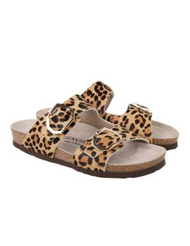 Chancla Genuins Gelan Leopard