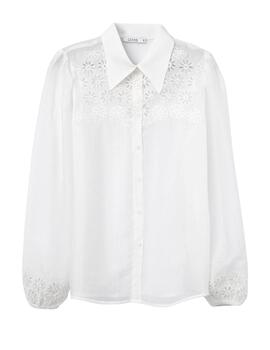 Camisa Tiffosi Napolina ML Blanco Mujer