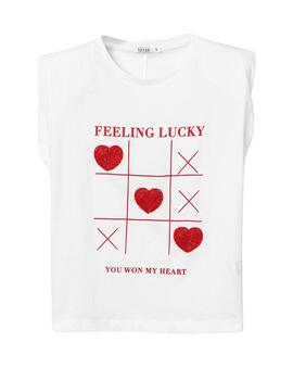 Camiseta Tiffosi Lune MC Blanco Mujer