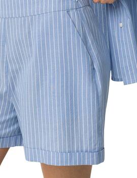 Bermuda Tiffosi Lecas_B Azul Mujer