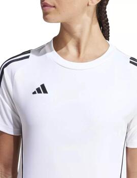 Camiseta Adidas TIRO24 JSYW Blanco Mujer
