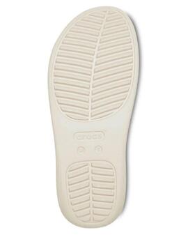 Chancla Crocs Getaway Strap Beige Mujer