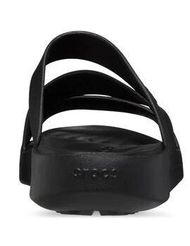 Chancla Crocs Getaway Strap Negro Mujer
