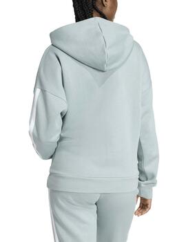 Sudadera Adidas 3S FL Mujer Verde