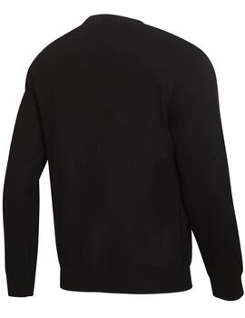 Sudadera cuello caja Negro