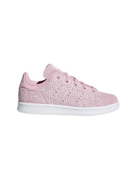 Zapatillas Adidas Stan Smith Blanco Fucsia Ni a