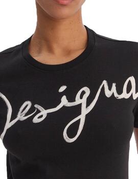 Camiseta Desigual Florencia Negro Mujer