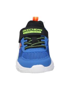 Zapatilla Skechers Meteor-Lights 2.0 Azul Niño