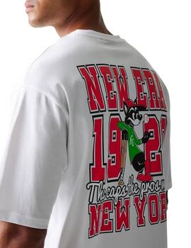 Camiseta New Era Graphic Baseball Cat Blanco