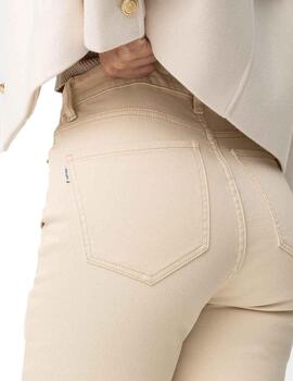 Pantalón Tiffosi Mom_Slim_47 Beige Mujer