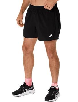 Short Asics Core 5 Negro Hombre