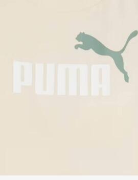 Conjunto Puma MINICATS ESS Beige/Verde