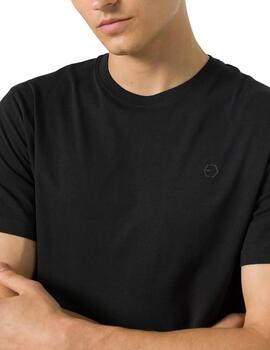 Camiseta Tiffosi Barton_1 MC Negro Hombre