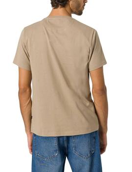Camiseta Tiffosi Barton_1 MC Beige Hombre