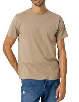 Camiseta Tiffosi Barton_1 MC Beige Hombre