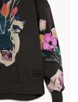 Sudadera Desigual Evelyn Negro Mujer