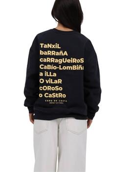 Sudadera CDC Barbanza  Antracita-Beige