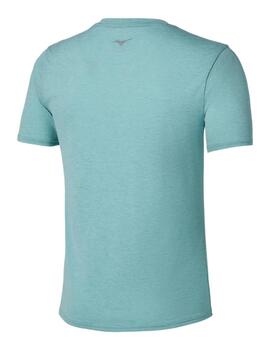 Camiseta Mizuno Impulse Core Verde Hombre