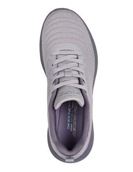 Zapatillas Skechers Bobs Moda Flex Lila Mujer