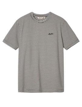 Camiseta Ellesse Carten Rayas Blanco Hombre