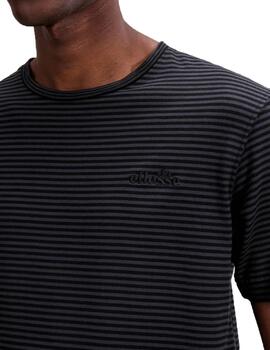 Camiseta Ellesse Carten Rayas Negro Hombre