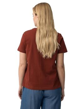 Camiseta Tiffosi Brandy_5 MC Granate Mujer