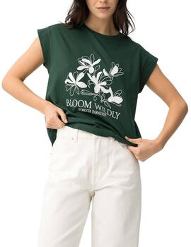 Camiseta Tiffosi Brissey MC Verde Mujer
