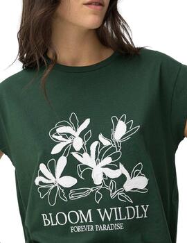 Camiseta Tiffosi Brissey MC Verde Mujer