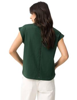 Camiseta Tiffosi Brissey MC Verde Mujer