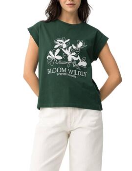 Camiseta Tiffosi Brissey MC Verde Mujer