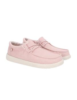 Zapatilla Walk in Pitas Linen Rosa Mujer