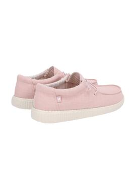 Zapatilla Walk in Pitas Linen Rosa Mujer