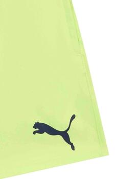 Bañador Puma Medium Length Amarillo Fluo Niño
