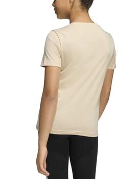 Camiseta Adidas Animal Beige Niña