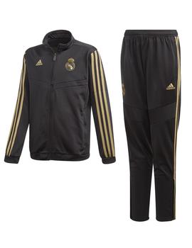 Chandal Adidas Real Pes Suit Y Negro/Oro