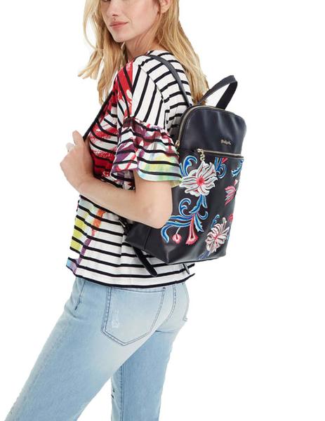 Mochila Desigual Colorama Nanimo Marino Mujer