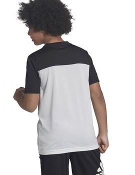 Camiseta Adidas YB TR EQ Blanco/Negro
