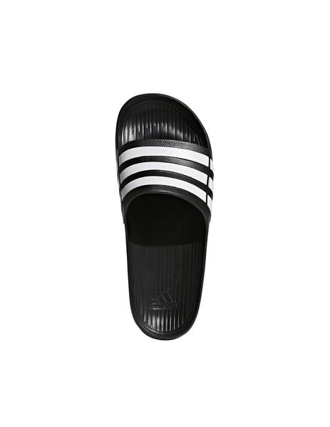 Chanclas Adidas Duramo Slide Negro Blanco