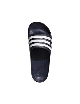 Chanclas Adidas Duramo Slide Marino/Blanco