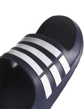 Clan huella raíz Chanclas Adidas Duramo Slide Marino/Blanco