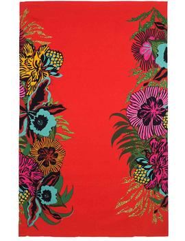 Toalla Desigual Kikoy Tropical Rojo