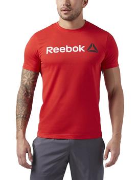 Camiseta Reebok Linear Rojo