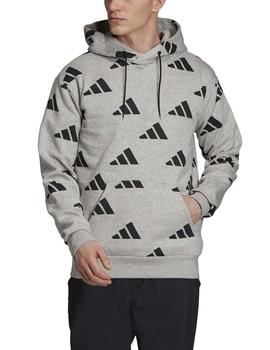 Sudadera Adidas TP OH Gris/Negro