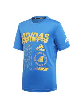 Camiseta Adidas YB TR BR Azul