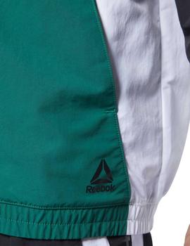 Chaqueta Reebok MYT Woven Verde/Blanco/Negro